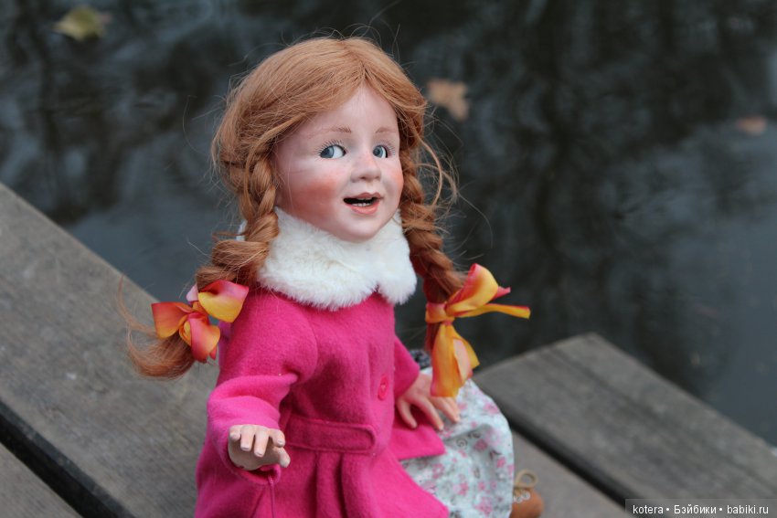 Моя Пеппи, авторская кукла из папье-маше (фото 5)