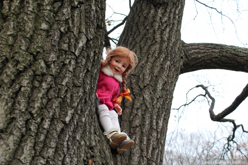 Моя Пеппи, авторская кукла из папье-маше