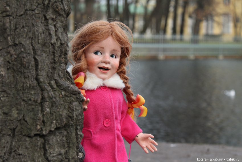 Моя Пеппи, авторская кукла из папье-маше (фото 3)