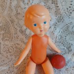 Кукла СССР гимнастка ОХК полиэтилен