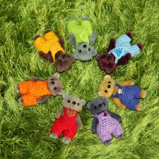 Медвежата из коллекции Радуга