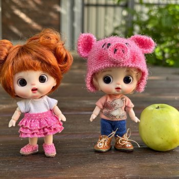 Мои новые куклёныши - Стёпа и Маринка!