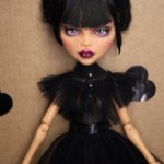 ООАК  Уэнсдей Аддамс кукла Уэнздей Wednesday Addams коллекционная