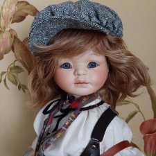 Авторская фарфоровая кукла от Rosemarie Kunz