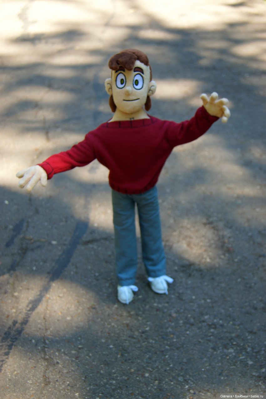 Мягкий парень — Текстильные игрушки и примитивы: кофейные (фото 8)