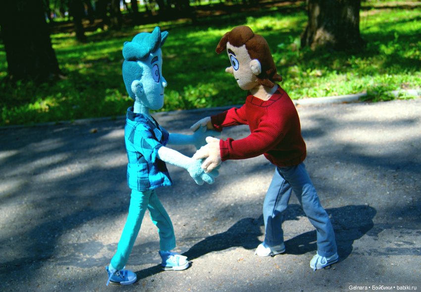 Мягкий парень — Текстильные игрушки и примитивы: кофейные (фото 9)