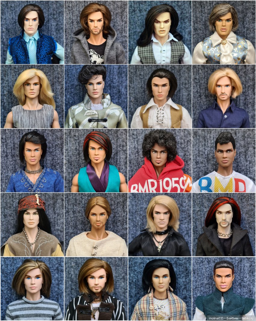 Моя коллекция кукол парней-2