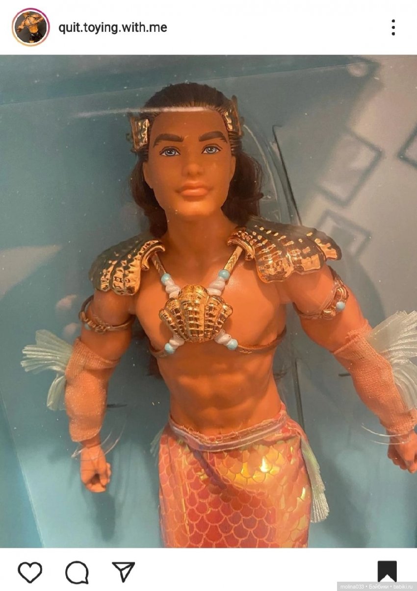 Новинка от Маттел. Кен русал (фото 9)