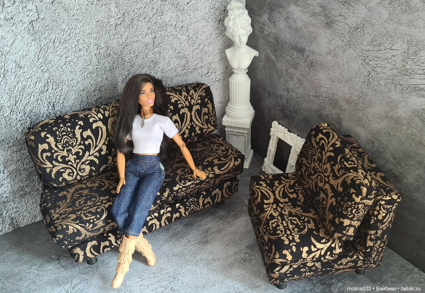 Мой первый диван — Мебель для кукол и домиков: фото