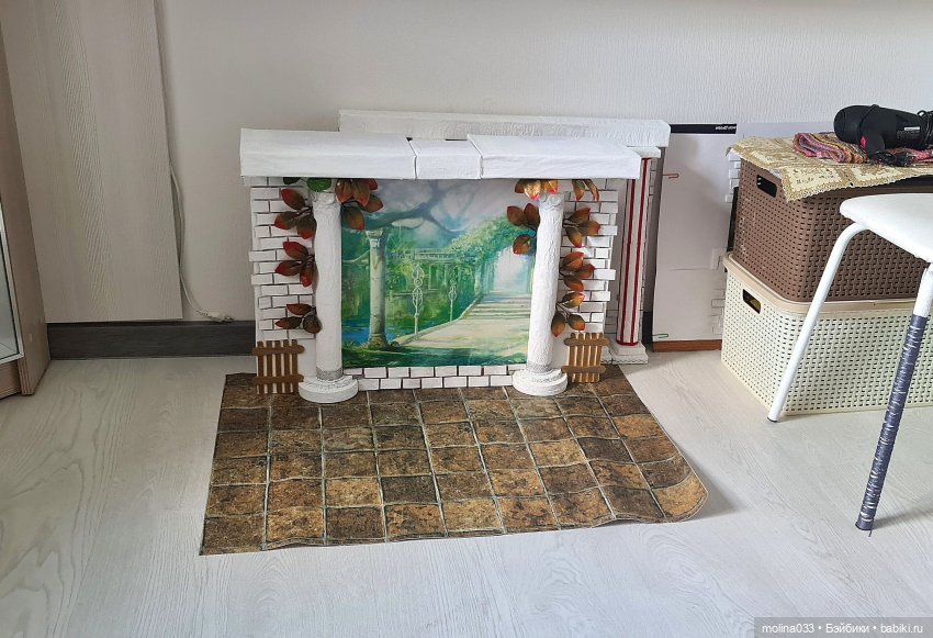 Стройка декораций. Стена Антик