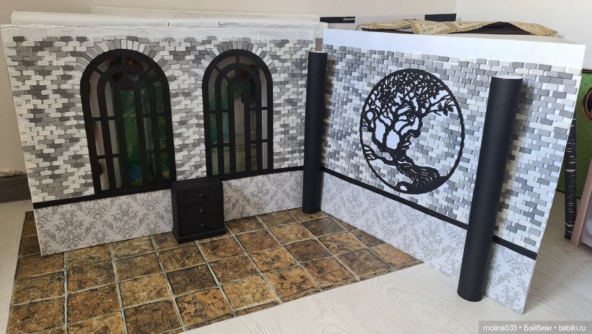 Стройка стен с окнами — Румбоксы и кукольные интерьеры: фото