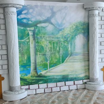 Стройка декораций. Стена Антик