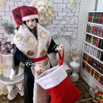 Санта Сахил. Распаковка подарка 🎁