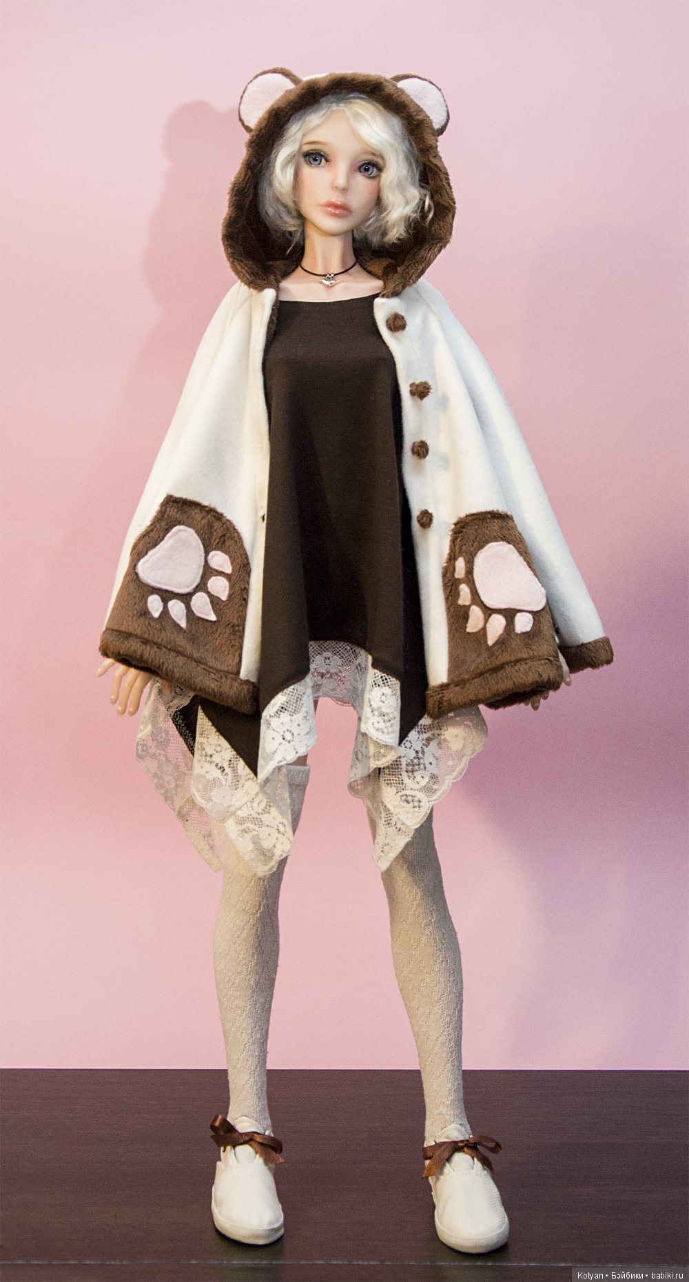 Зверо-пальтишко — Одежда и обувь для кукол BJD (БЖД): 1/3 (фото 3)
