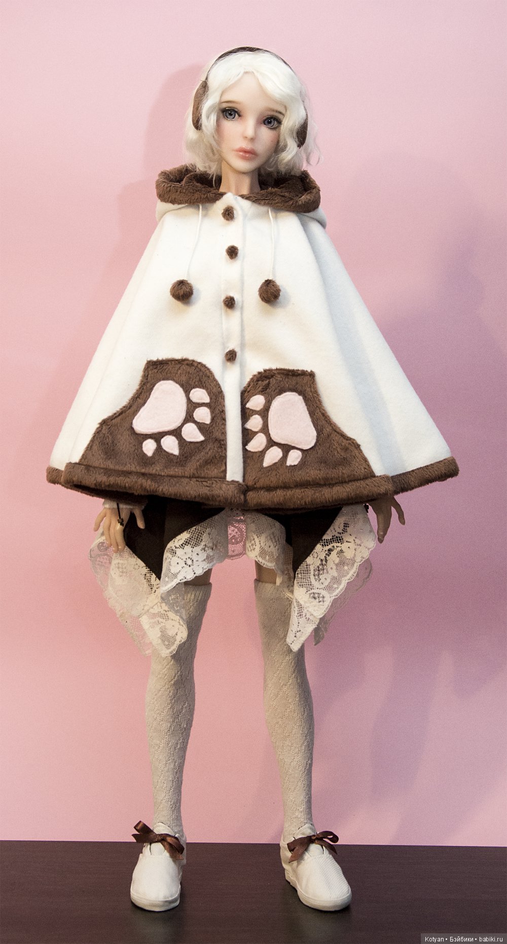 Зверо-пальтишко — Одежда и обувь для кукол BJD (БЖД): 1/3 (фото 4)