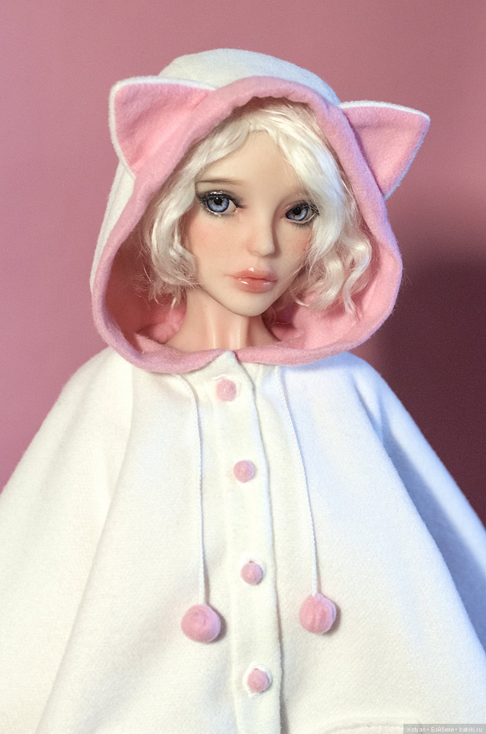 Милое кото-пальтишко — Одежда и обувь для кукол BJD (БЖД): 1/3