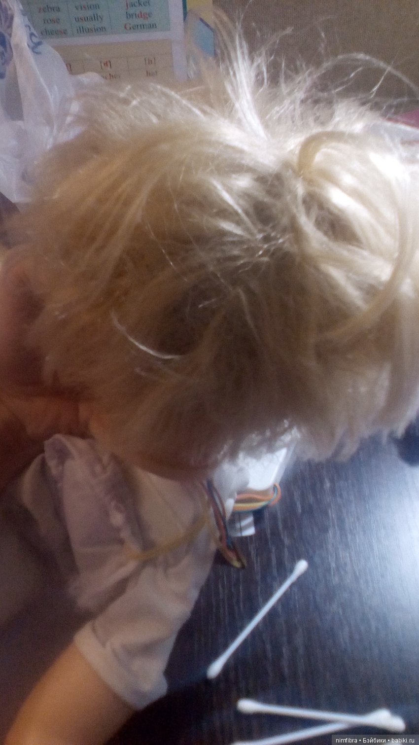 Состояние головы куклы