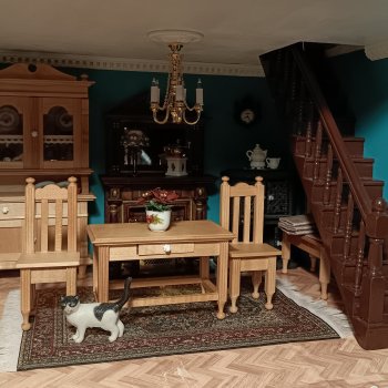 ‎Кукольный дом как коллекция миниатюры. Dora Kuhn. Часть 2-я.