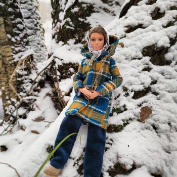 Снежная прогулка Лины