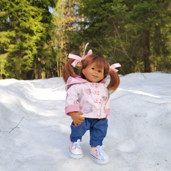 Элиз Вихтель в весеннем лесу