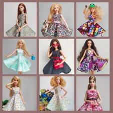 Платья для Барби, Поппи, ню