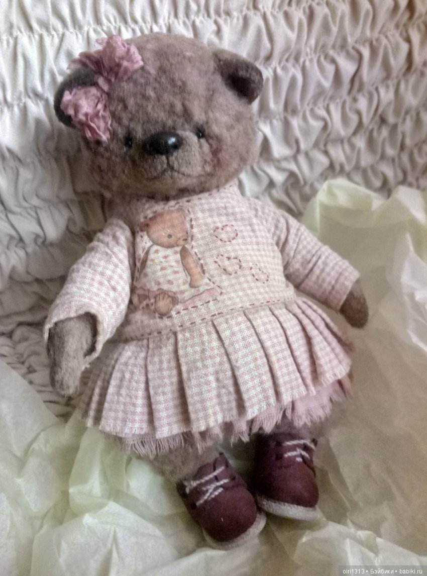 Новенькая медвежулька и ее зимняя прогулка