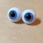 Стеклянные глаза HGC, Blue Hazel, 16/9 mm