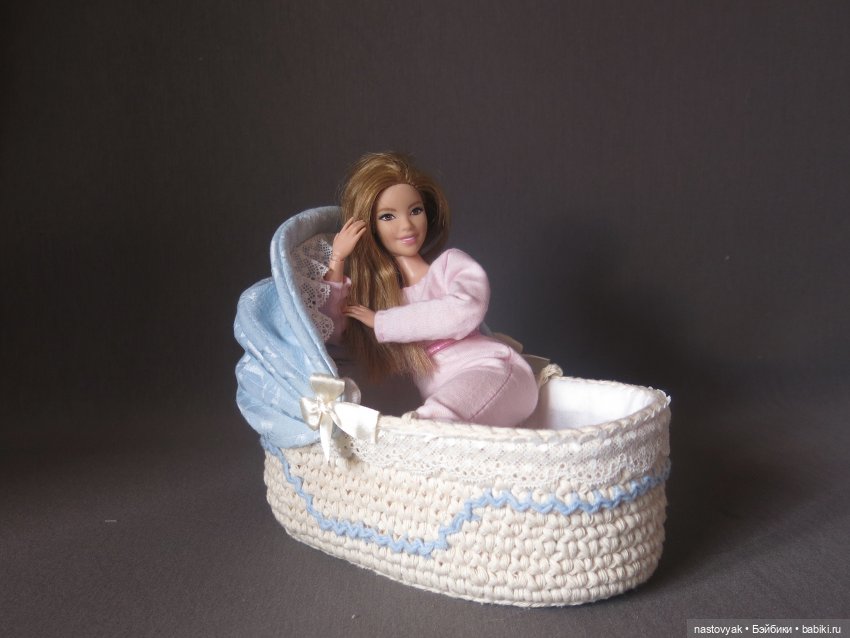 XXL люлька-переноска для кукол до 17 см ростом (фото 5)