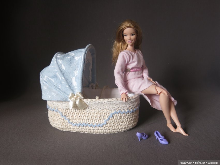 XXL люлька-переноска для кукол до 17 см ростом (фото 4)