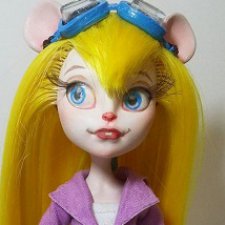 ООАК кукла Гаечка из мышки Мауседес от Монстер хай