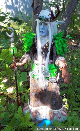 ООАК друид ночной эльф из World of Warcraft by lazygemini_dolls
