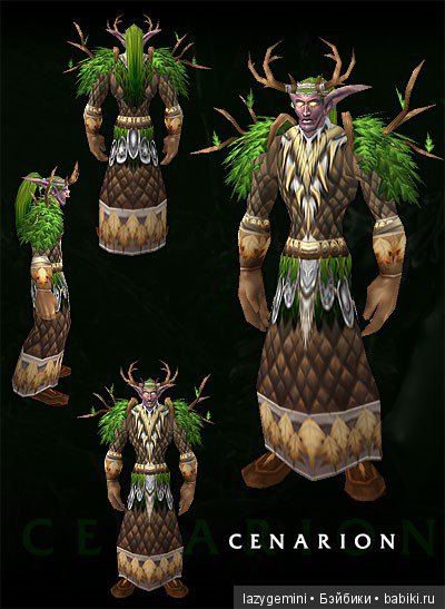 ООАК друид ночной эльф из World of Warcraft by lazygemini_dolls