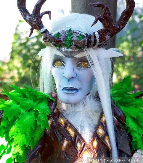ООАК друид ночной эльф из World of Warcraft by lazygemini_dolls