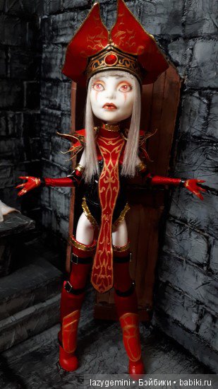 ООАК кукла по игре Варкрафт Верховный инквизитор Вайтмейн by lazygemini_dolls