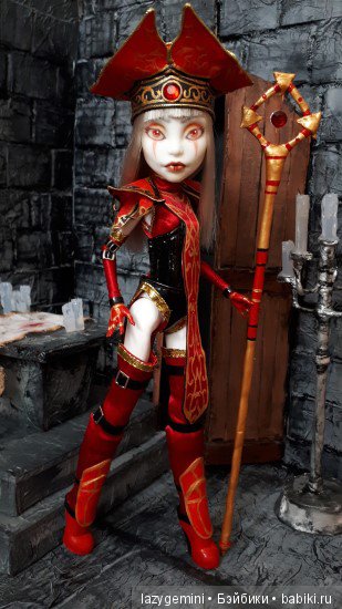 ООАК кукла по игре Варкрафт Верховный инквизитор Вайтмейн by lazygemini_dolls