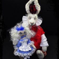 Похвастушки! Моя работа белый кролик закончена! Спешу показать