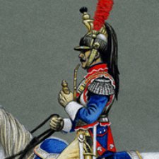 Французские кирасиры 1812 г., рядовой и офицер