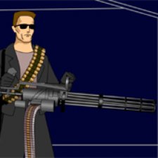 Изобразил Терминатора