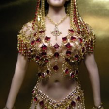 Одиннадцатый фасон костюма для TBLeague Phicen. Гранатовая девушка