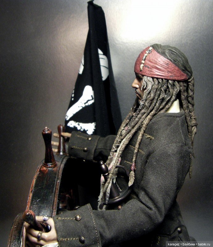 Еще один экспонат из моей коллекции. Пират Джек Воробей. Hot Toys (фото 10)