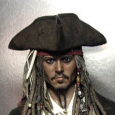 Еще один экспонат из моей коллекции. Пират Джек Воробей. Hot Toys