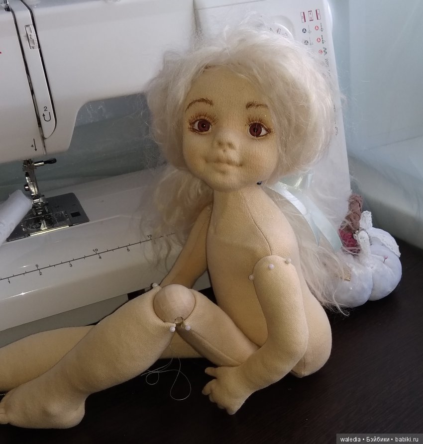 Авторская текстильная кукла от waledia. Процесс