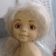 Авторская текстильная кукла  от waledia. Процесс