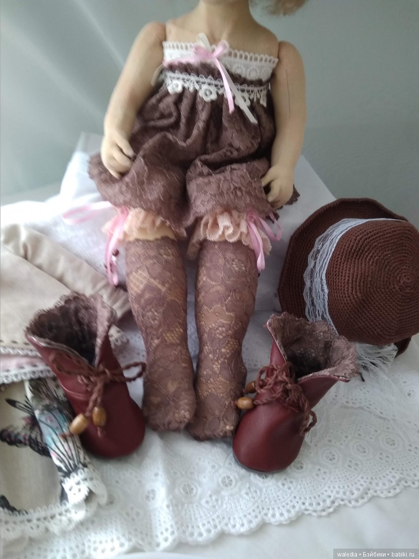 София авторская текстильная коллекционная кукла (фото 8)