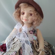 София авторская текстильная коллекционная кукла