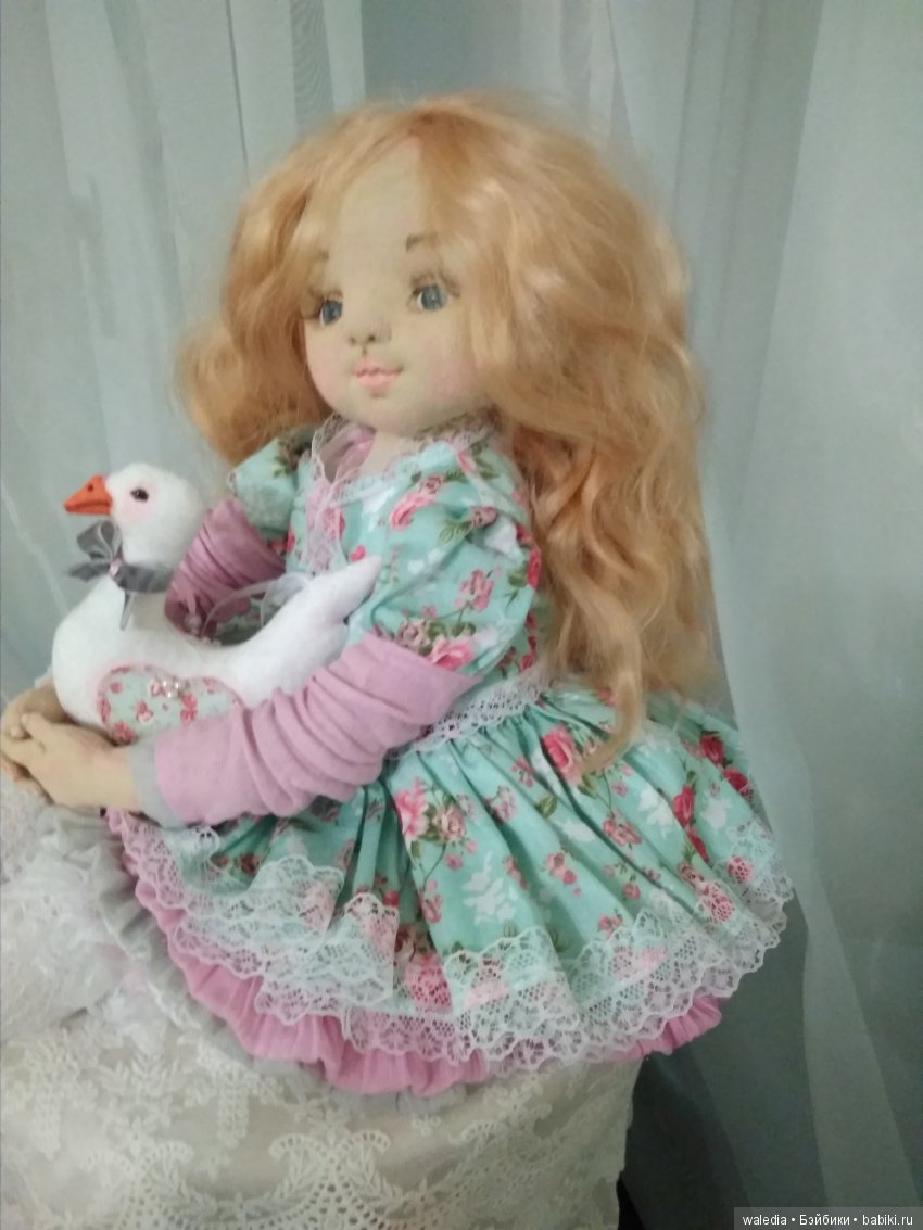Авторская текстильная кукла Машенька | Бэйбики Авторская текстильная кукла Машенька (фото 3)