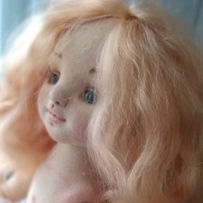 Машенька авторская текстильная кукла