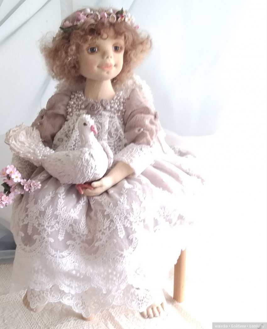 Авторская текстильная кукла от waledia Ангелина | Бэйбики Авторская текстильная кукла от waledia Ангелина (фото 7)