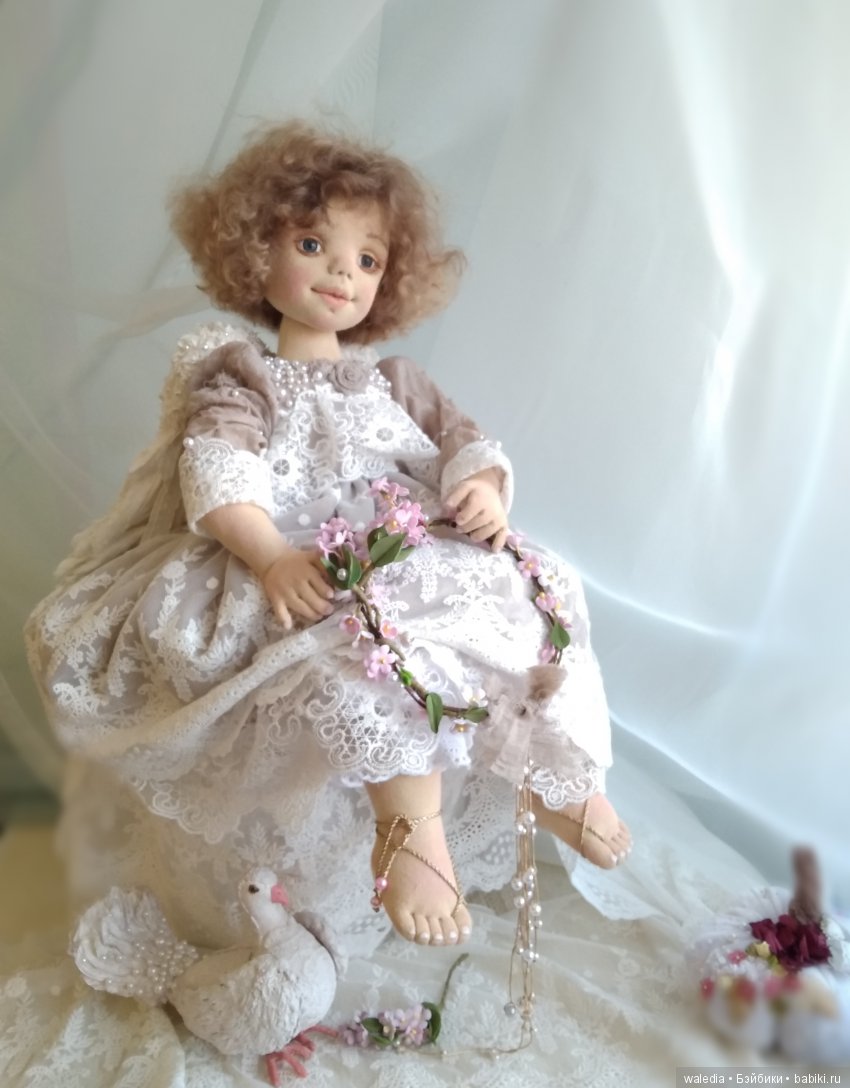 Авторская текстильная кукла от waledia Ангелина | Бэйбики Авторская текстильная кукла от waledia Ангелина