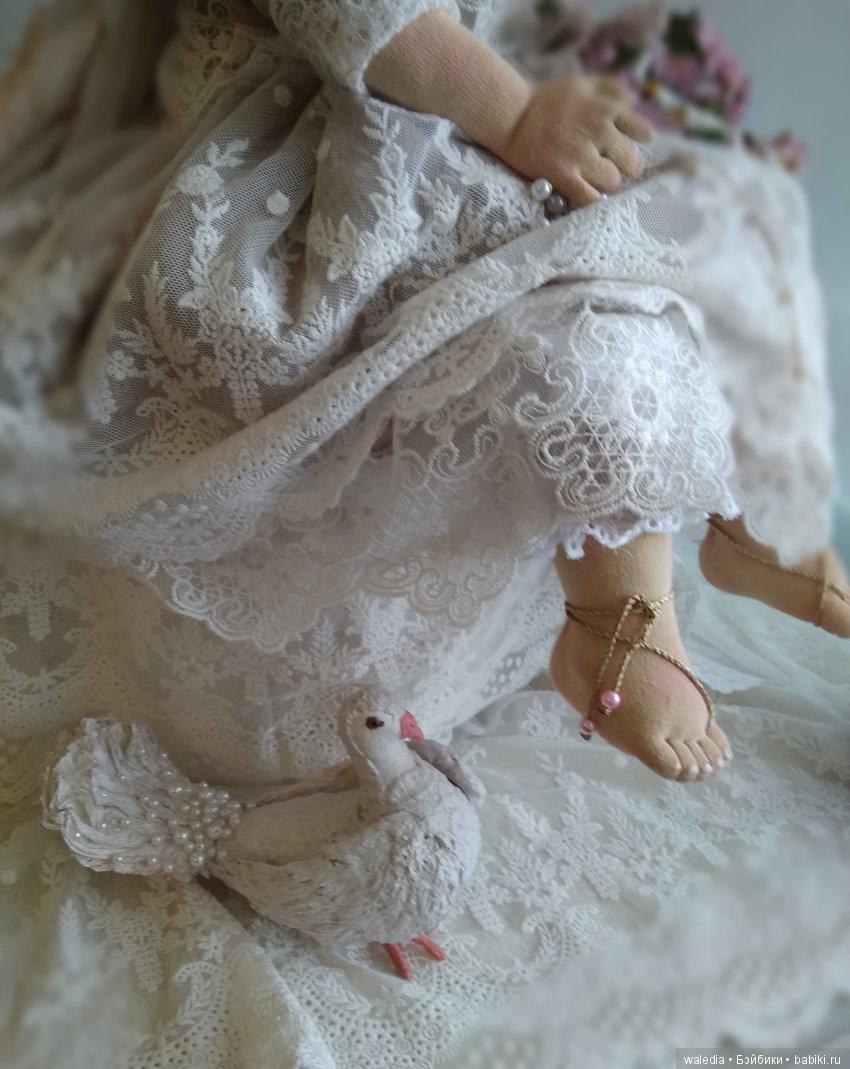 Авторская текстильная кукла от waledia Ангелина | Бэйбики Авторская текстильная кукла от waledia Ангелина (фото 3)